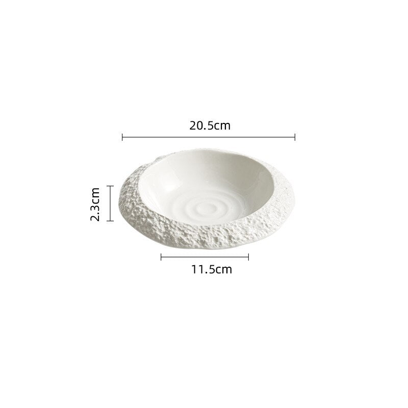 Ceramic Pattern Dinner Bowl