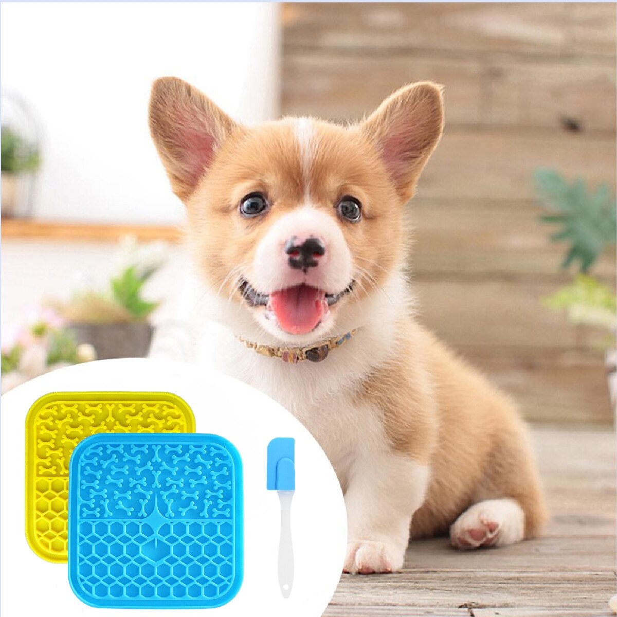 Square Pattern Silicone Feeding Pad