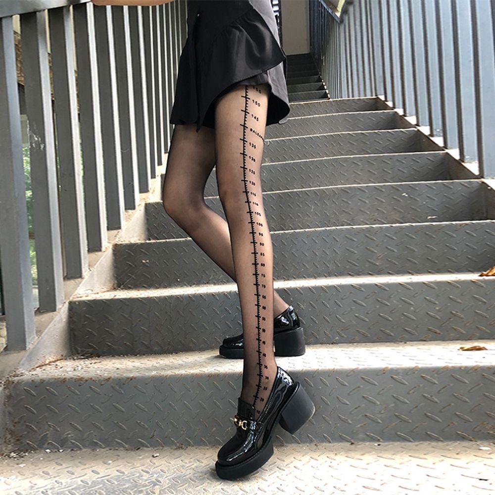 Sexy Black Patterned Tights