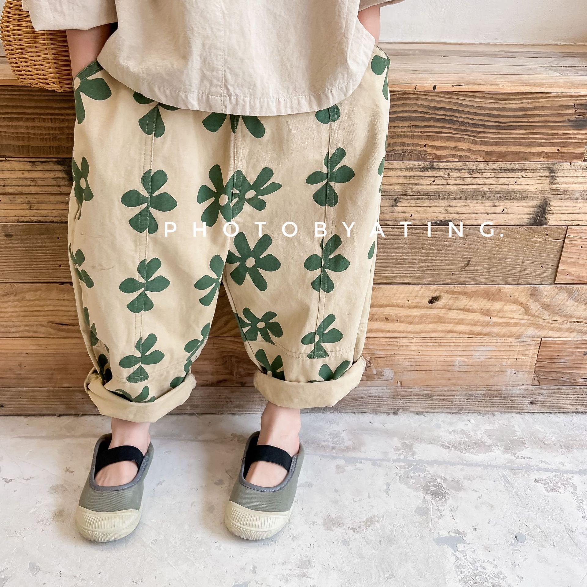 Cotton Harem Printed Pants