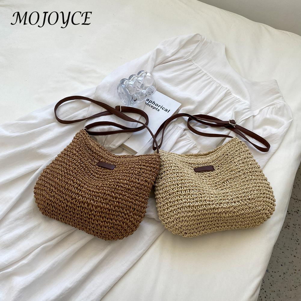 Straw Crossbody Bag