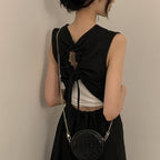 Black Backless Maxi Dress