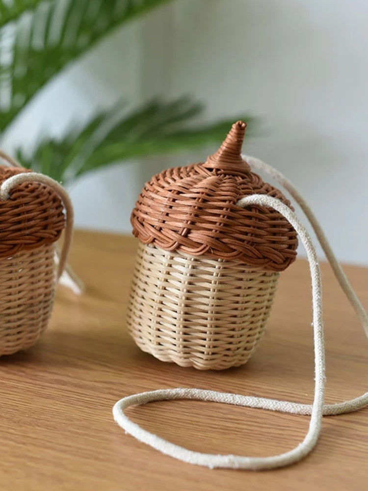 Rattan Mushroom Basket