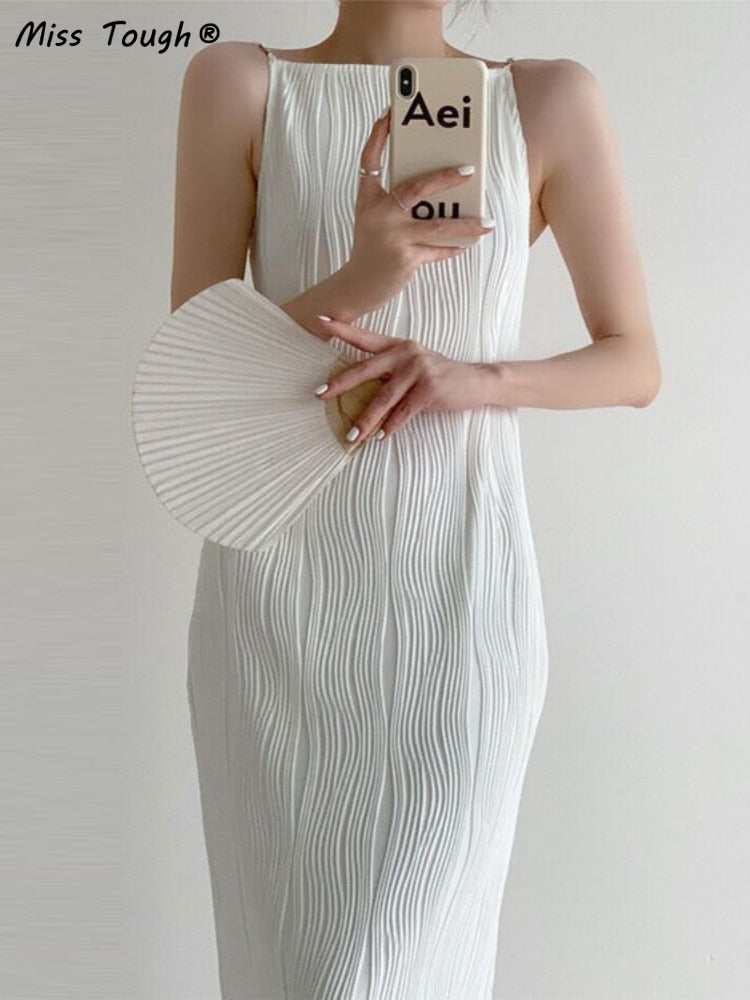 Strap Midi Dress
