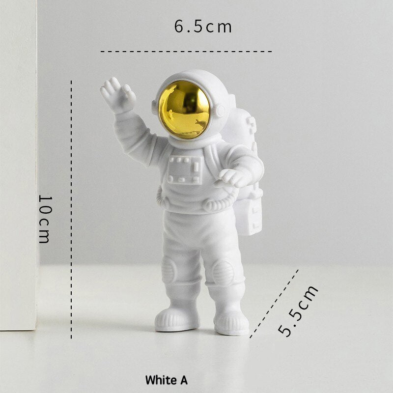 Resin astronaut decor