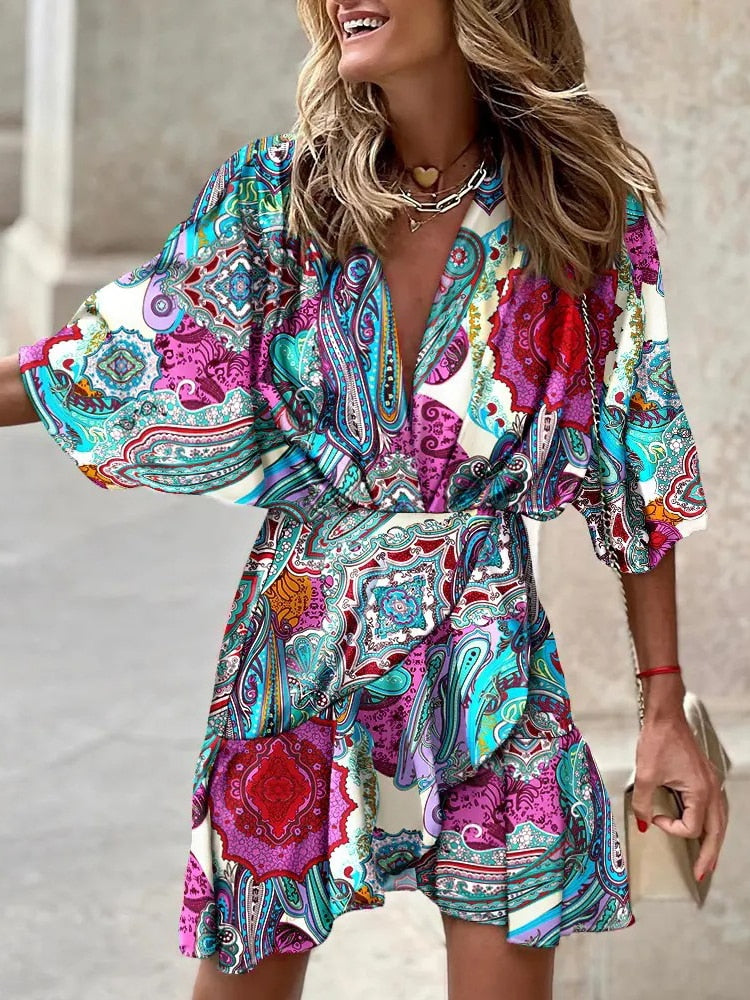 Boho Mini Dress