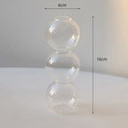 Nordic Glass Bubble Flower Vases