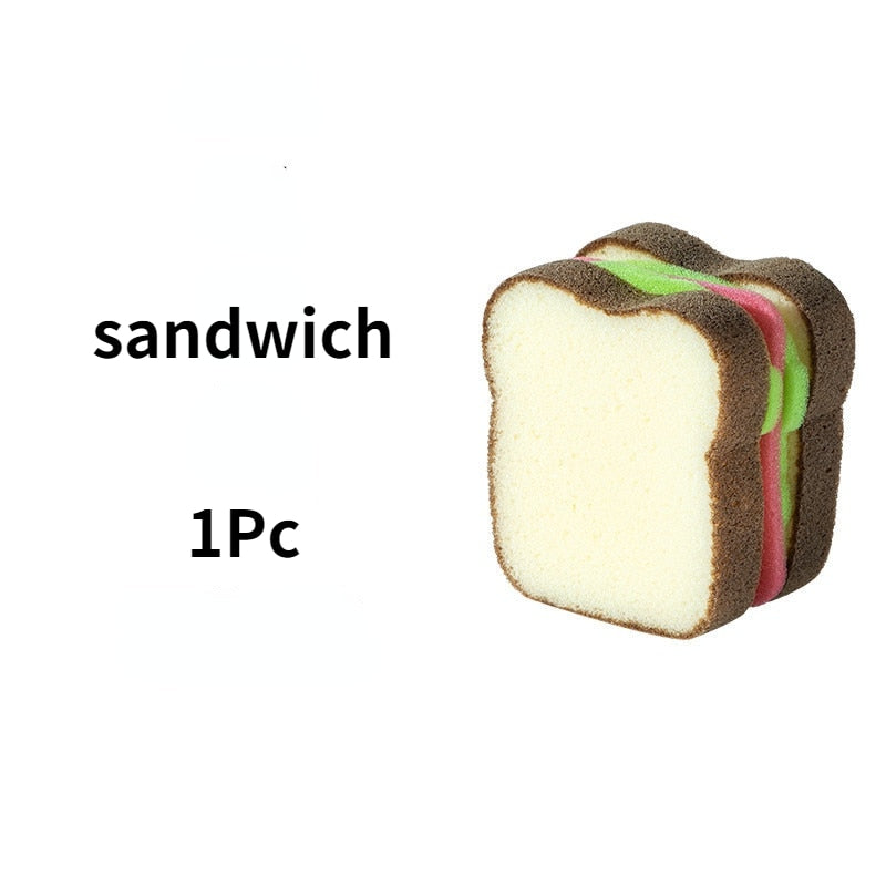 Toast Shape Dish-washing Sponges