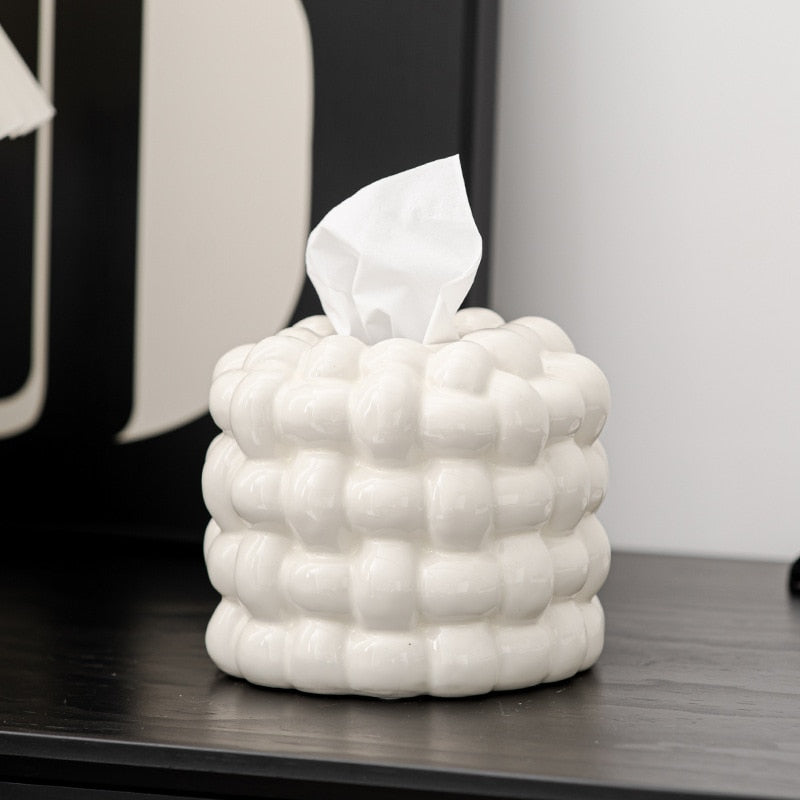 Cotton Candy Ceramic Tissue Box