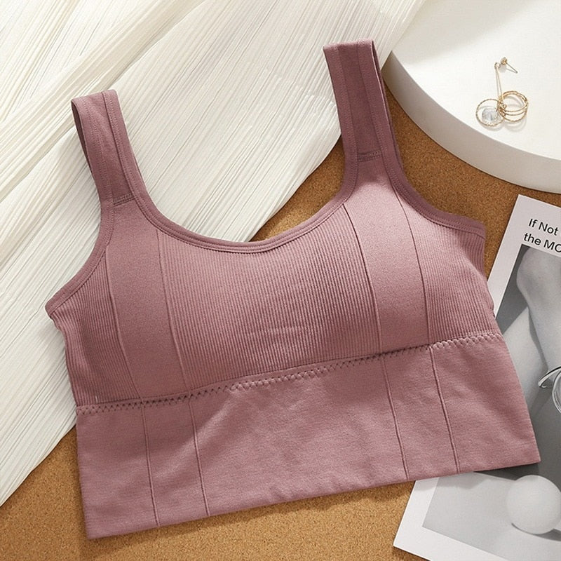 Breathable Sports Bra Crop Top