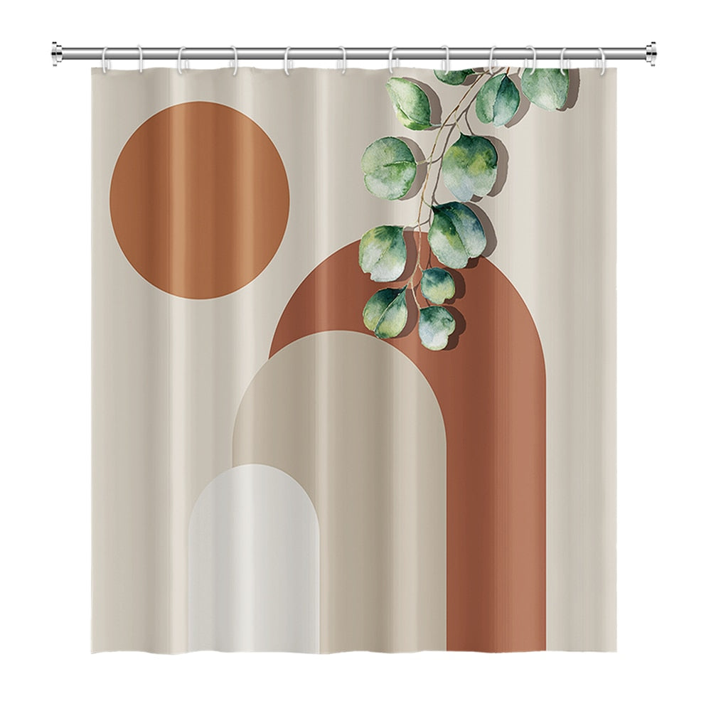 Boho Abstract Shower Curtain