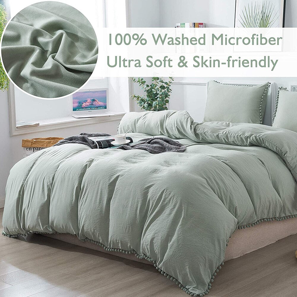 Solid Color Bedding Set
