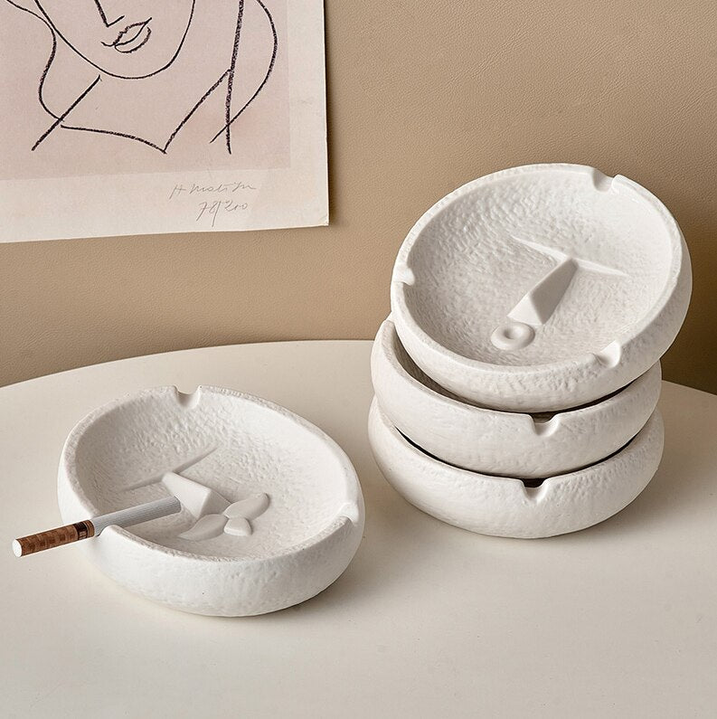 Ceramic Face Ashtray
