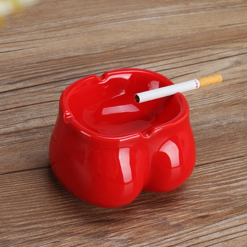 Body Art Ceramic Ashtray
