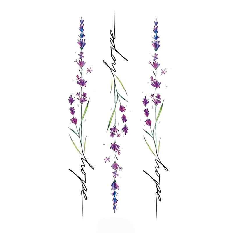 Flower Tattoo Sticker