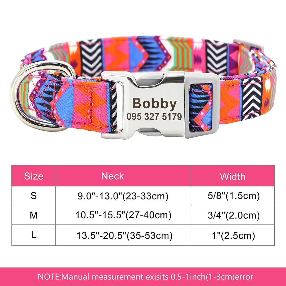 Dog Collar Print Personalized