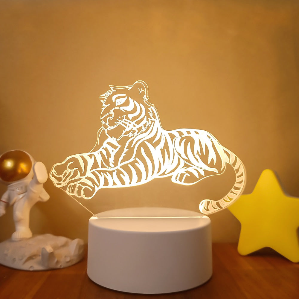 3D Acrylic USB Led Night Lamp