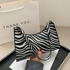 Zebra Print PU Leather Bag