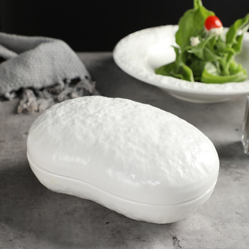 Ceramic Bean Shape Bowl