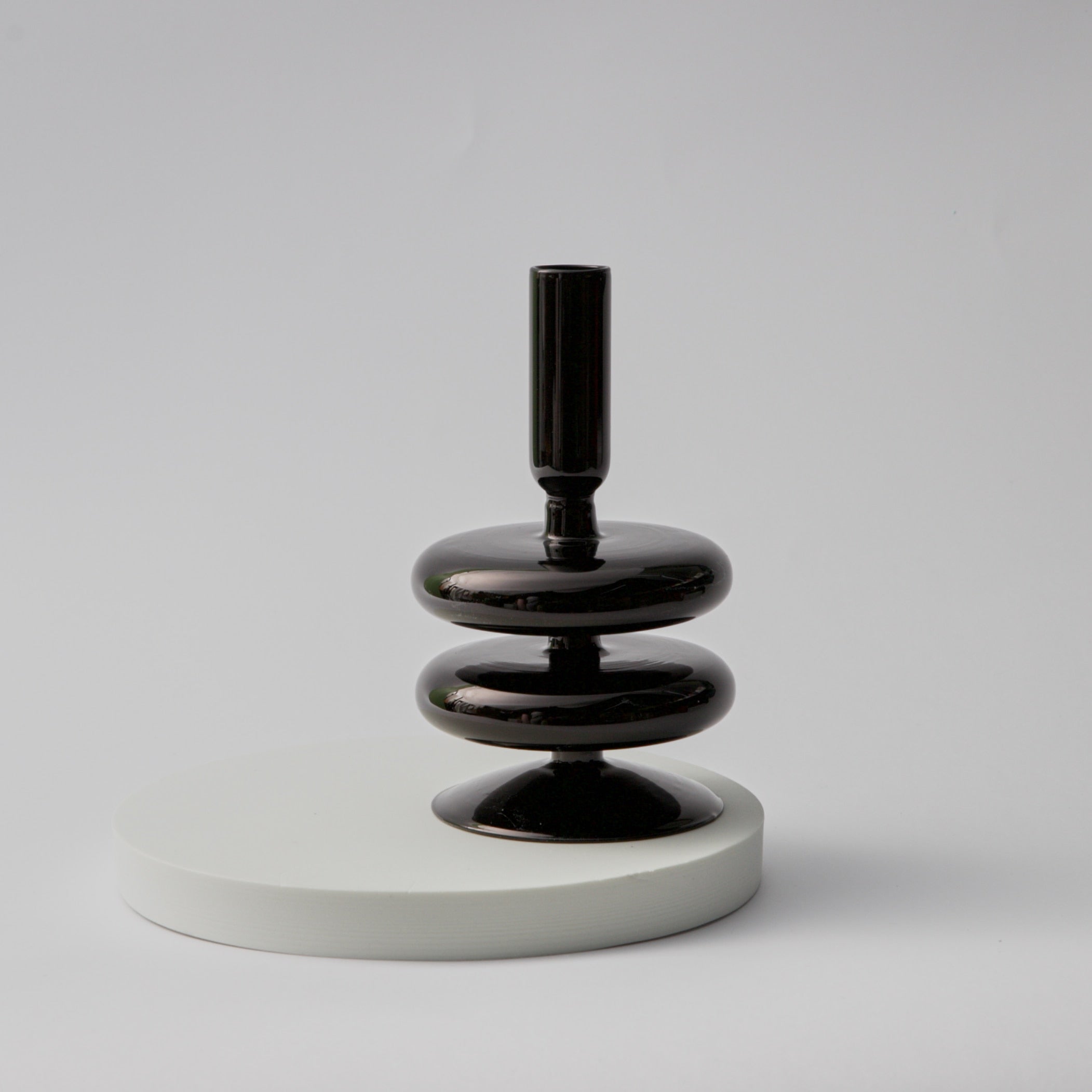 Neptune Glass Candle Holders