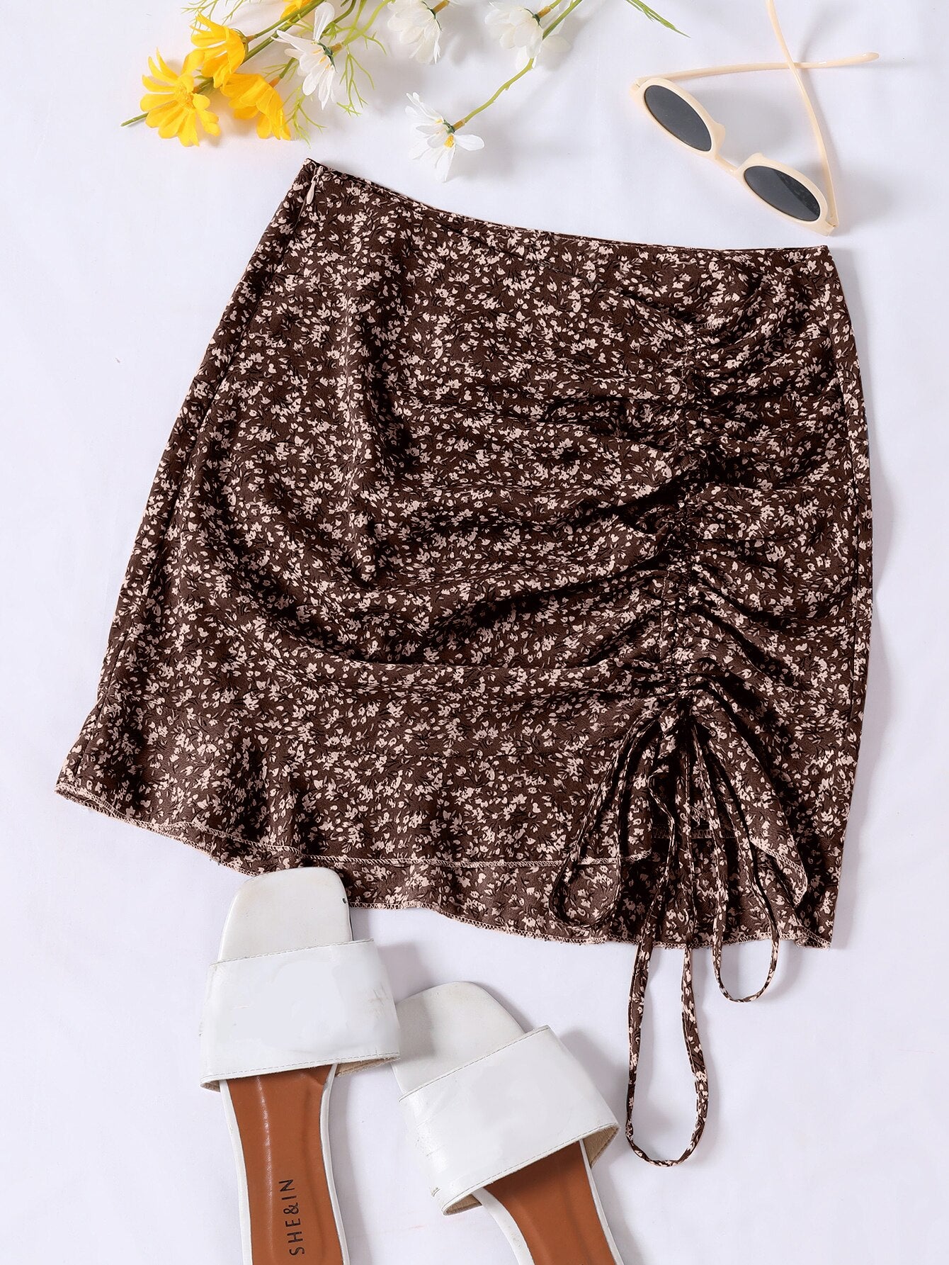 Ruffle Mini Skirt