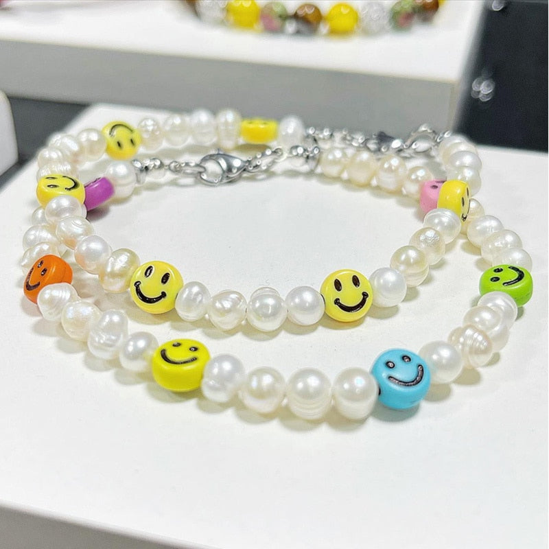 Smile Face Charm Bracelet