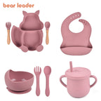 Baby Soft Silicone Sucker Bowl Sets