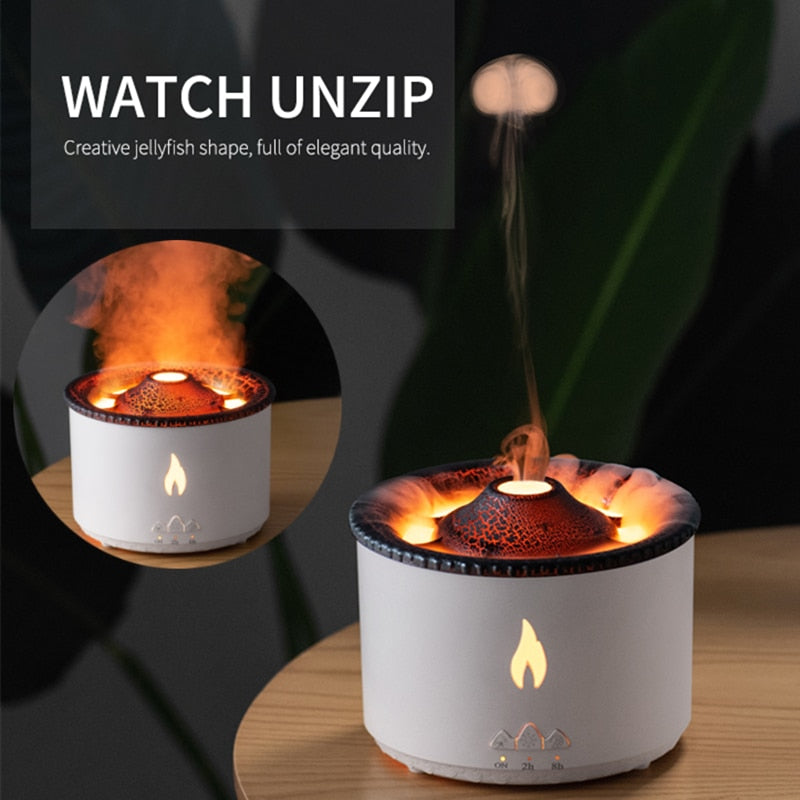 360ml Volcanic Flame Aroma Diffuser