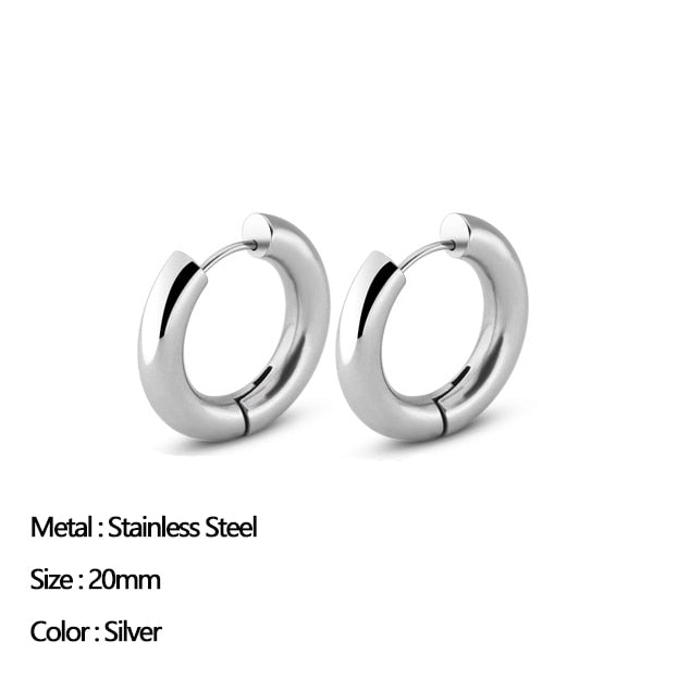 Classic Circle Hoop Earrings