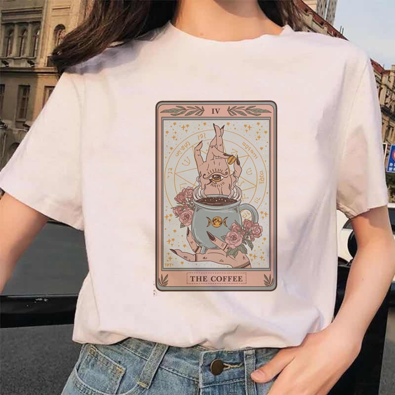 Tarot Card Funny Cartoon T-Shirt
