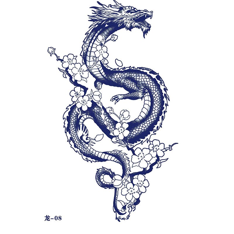 Japanese Dragon Tattoo Sticker