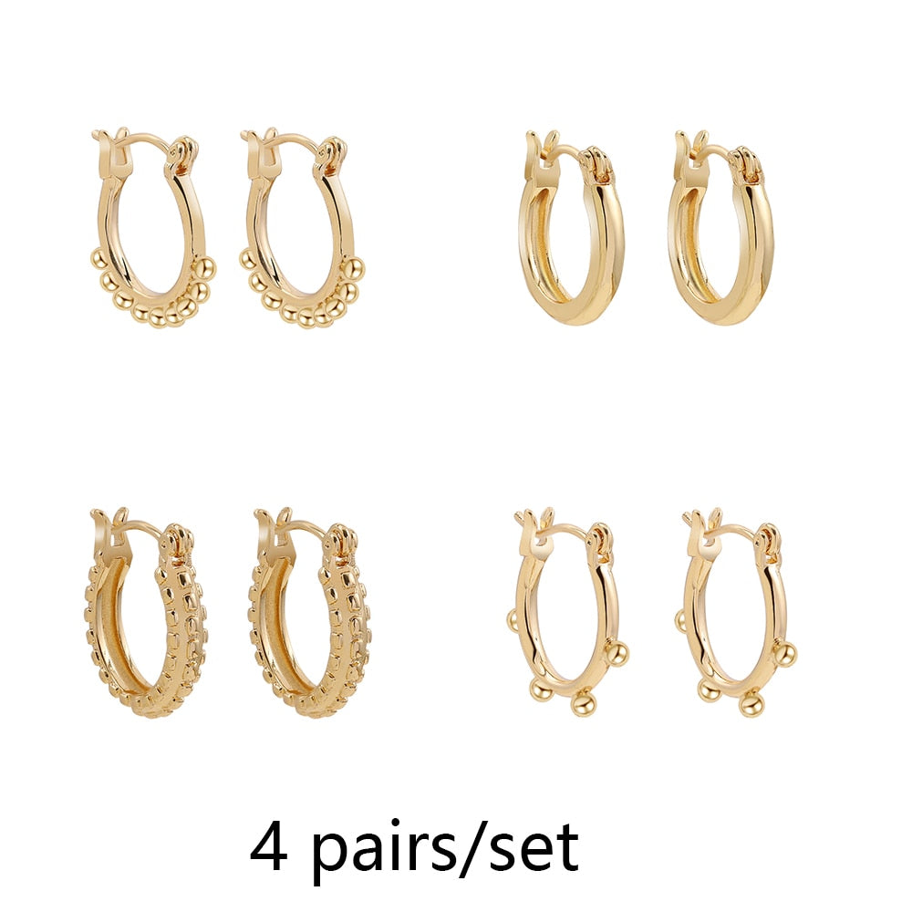 Gold Hoop Earrings