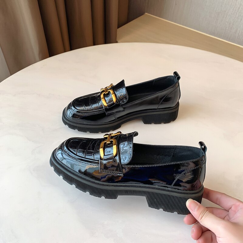 Leather Loafers Shoes