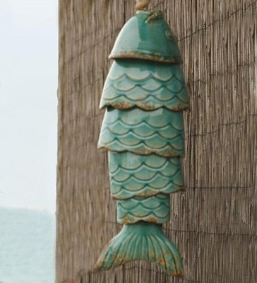 Koi Fish Wind Chime Pendant