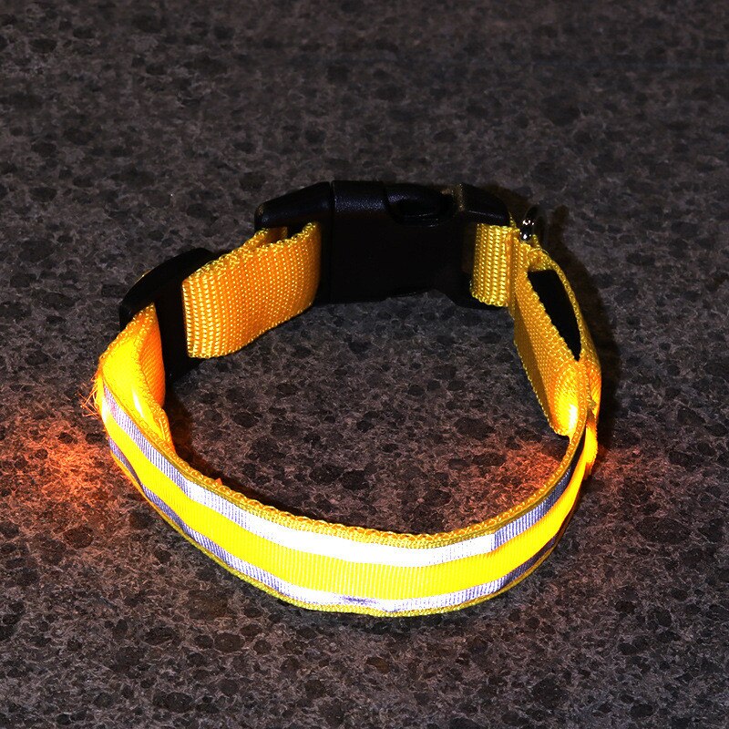 LED Glowing Dog Collar Adjustable Anti-Lost