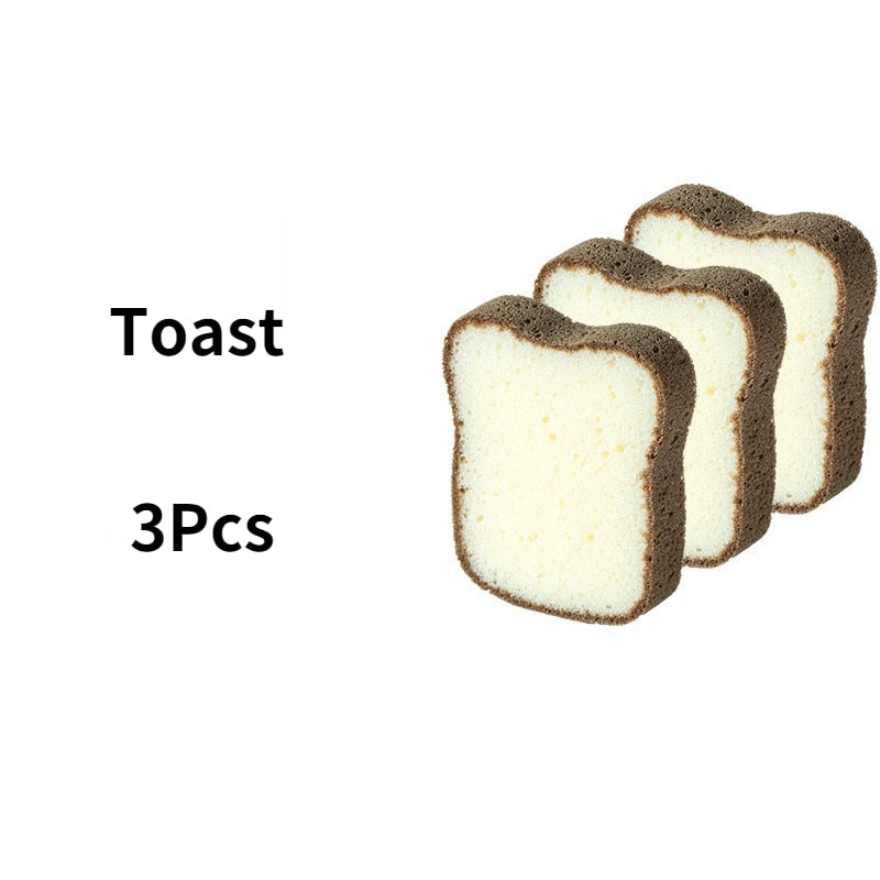 Toast Shape Dish-washing Sponges