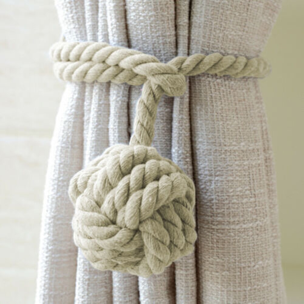 Cotton  Knit Curtain Rope Tie