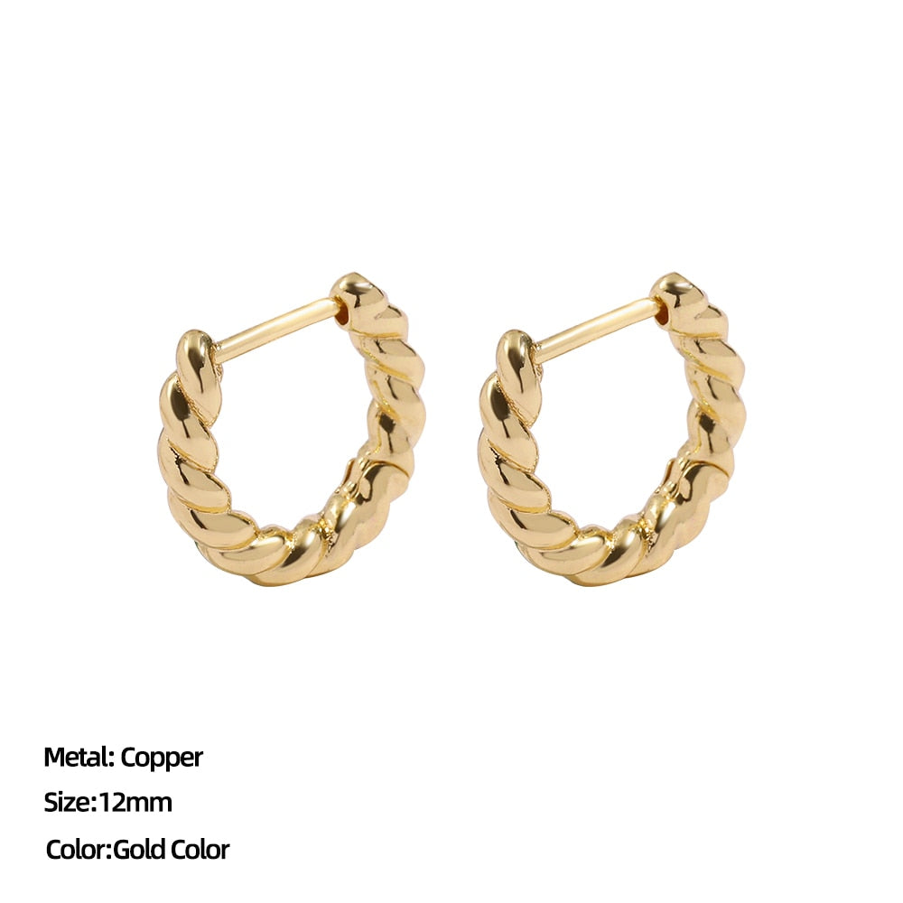 Classic Circle Hoop Earrings