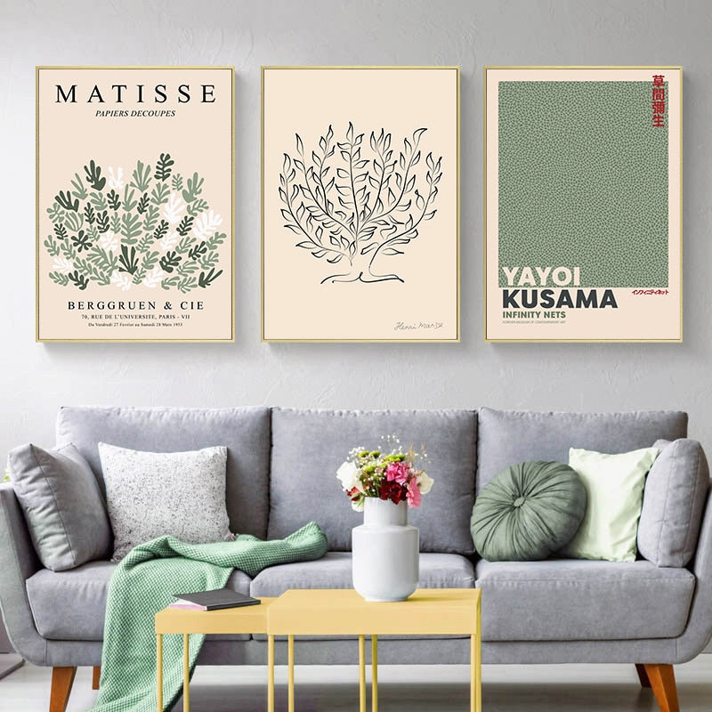 Green Henri Matisse Picasso Wall Art