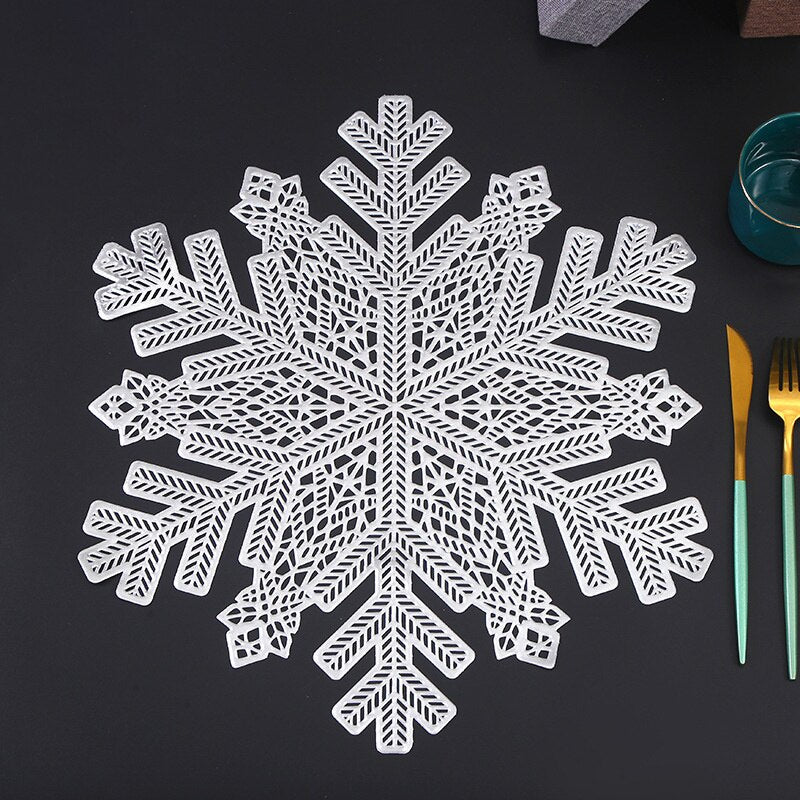 Christmas Snowflake Gold/Silver Tablemat