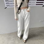 Straight Leg Jeans Denim Pants