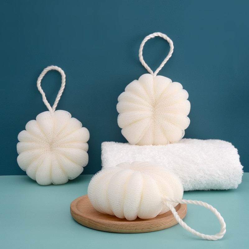 Mesh Bath Balls Soft Sponge Brush