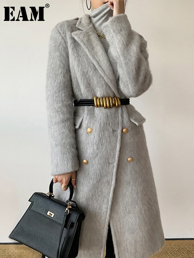 Gray Woolen Coat