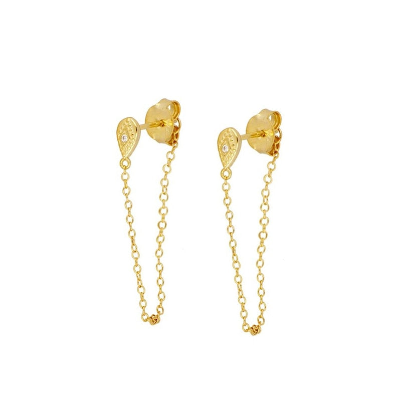 Gold Earrings Set