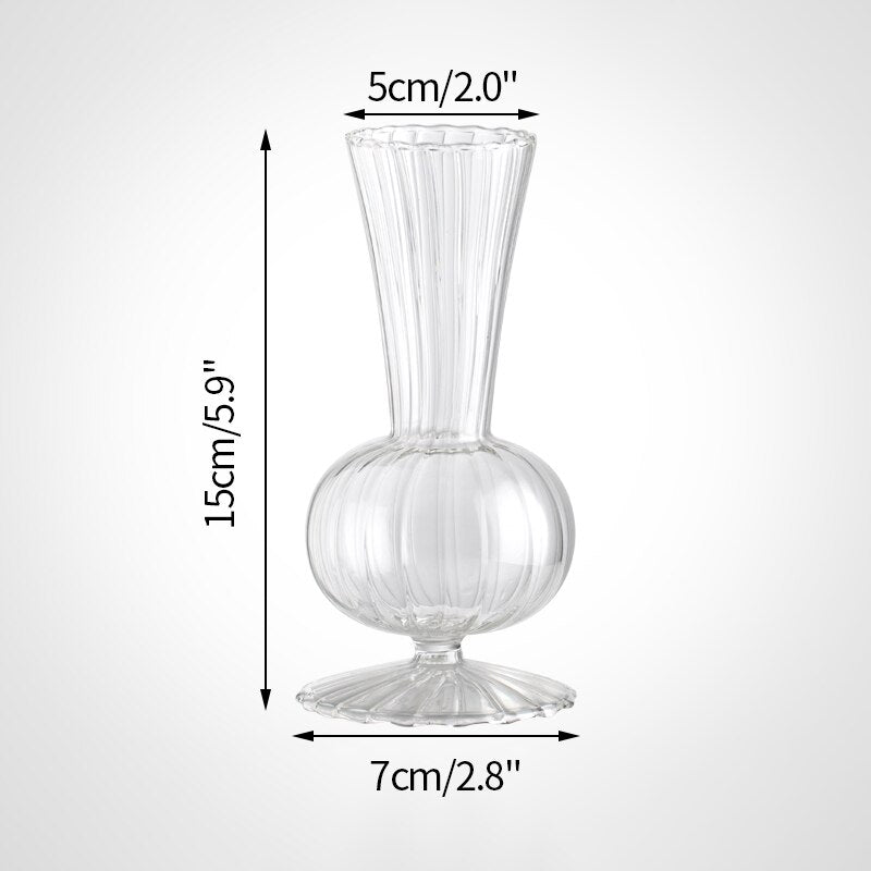 Transparent Glass Vase