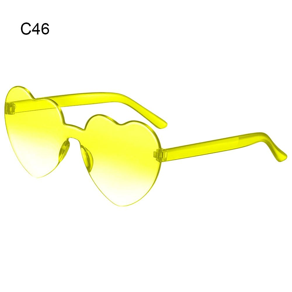 Y2K Love Heart Sunglasses Colorful