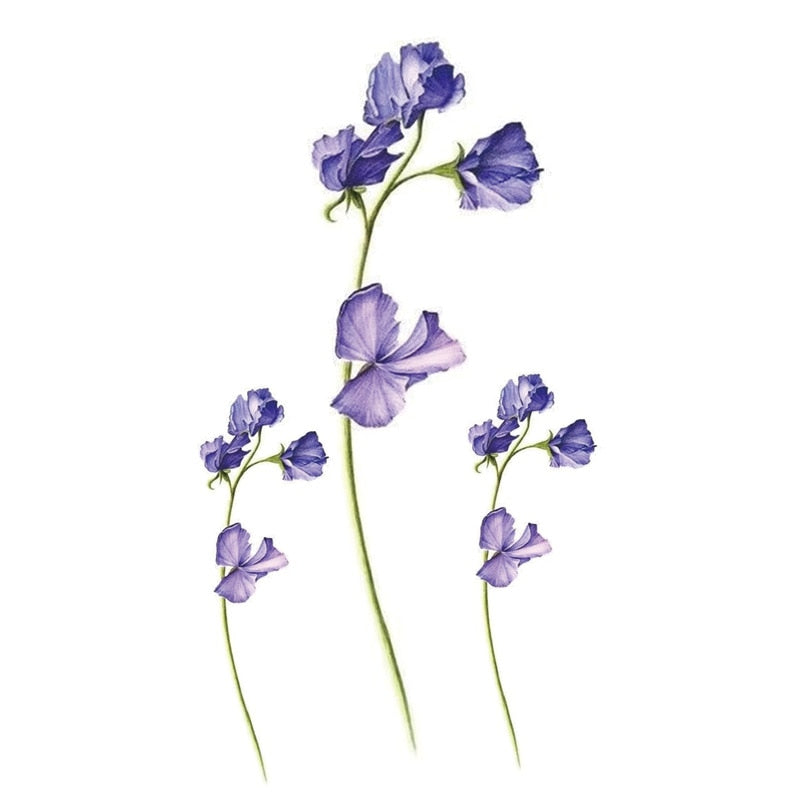 Flower Tattoo Sticker
