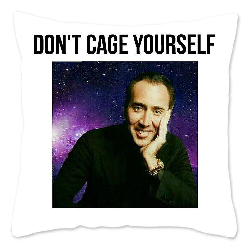 Nicolas Cage Face Pillow