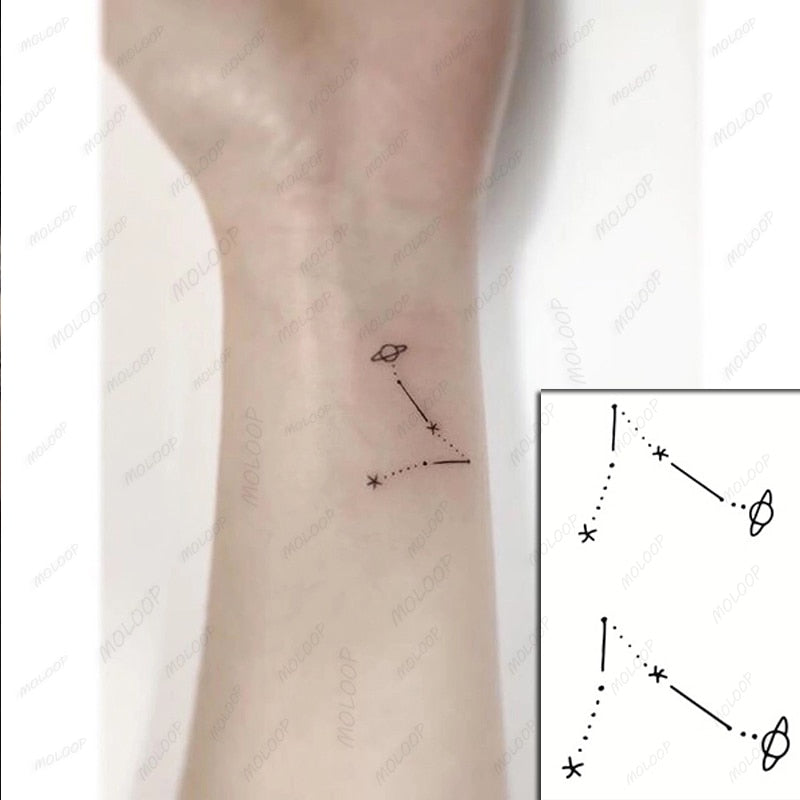 Galaxy Tattoo Sticker
