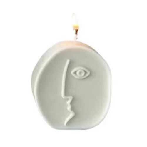 Abstract Face Scented Candle
